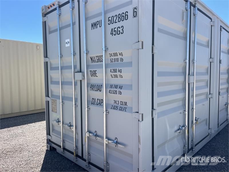  40 ft High Cube Multi-Door Storage Container Varastokontit