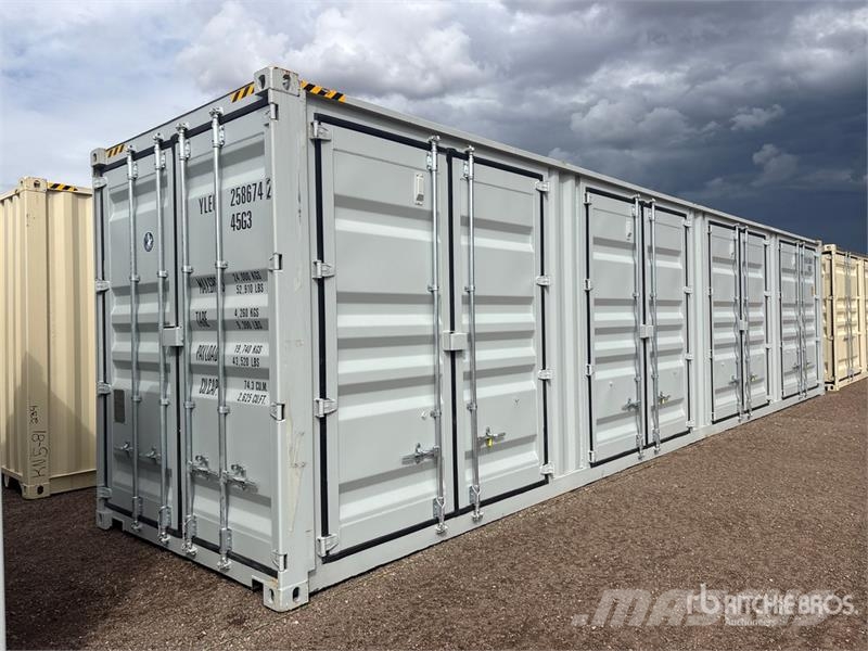  40 ft High Cube Multi-Door Storage Container Uzglabāšanas konteineri