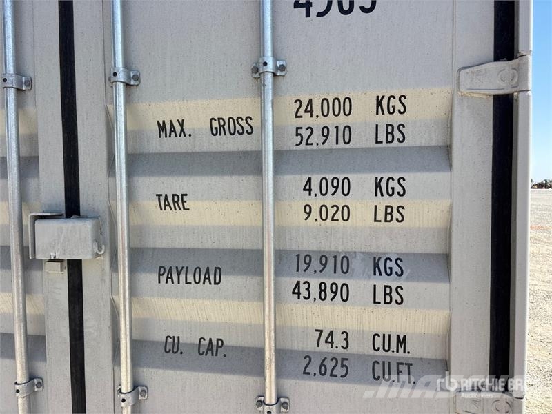 40 ft High Cube Multi-Door Storage Container Storage containers