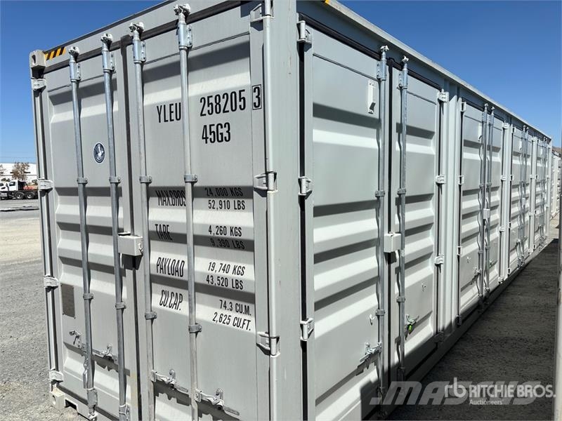  40 ft High Cube Multi-Door Storage Container Varastokontit