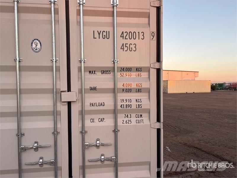 40 ft High Cube Multi-Door Storage Container Uzglabāšanas konteineri