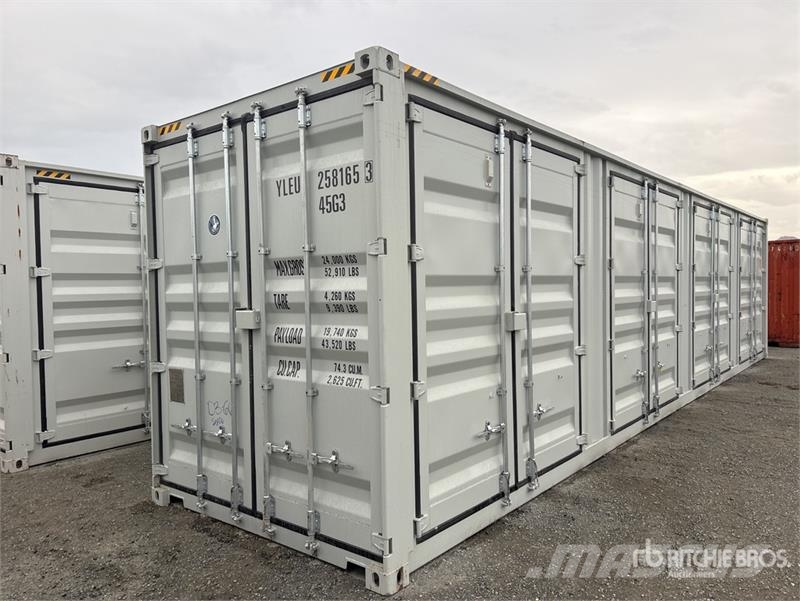 40 ft High Cube Multi-Door Storage Container Varastokontit