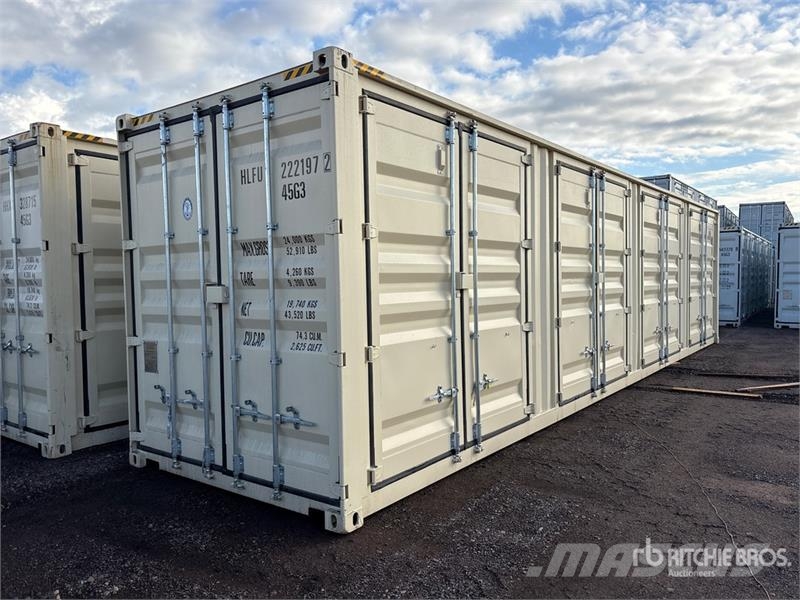 40 ft High Cube Multi-Door Storage Container Uzglabāšanas konteineri