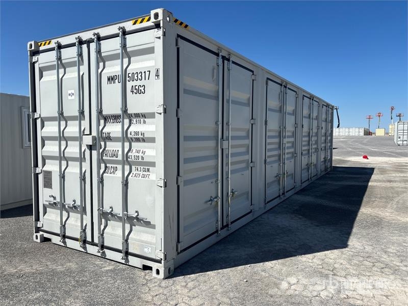  40 ft High Cube Multi-Door Storage Container Uzglabāšanas konteineri