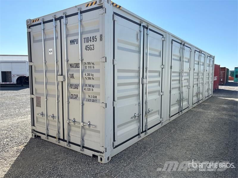 40 ft High Cube Multi-Door Storage Container 보관 컨테이너