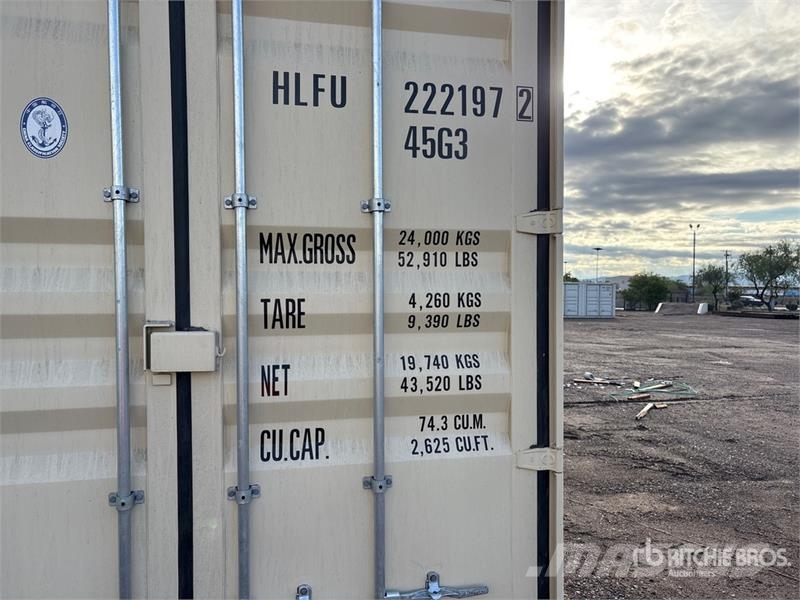 40 ft High Cube Multi-Door Storage Container Uzglabāšanas konteineri