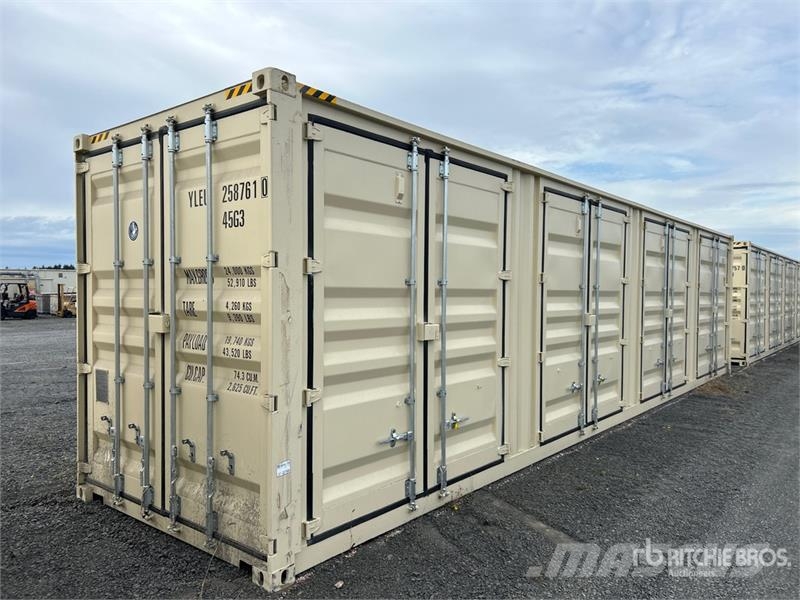 40 ft High Cube Multi-Door Storage Container Conteneurs de stockage