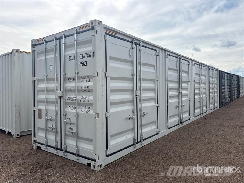  40 ft High Cube Multi-Door Storage Container Uzglabāšanas konteineri