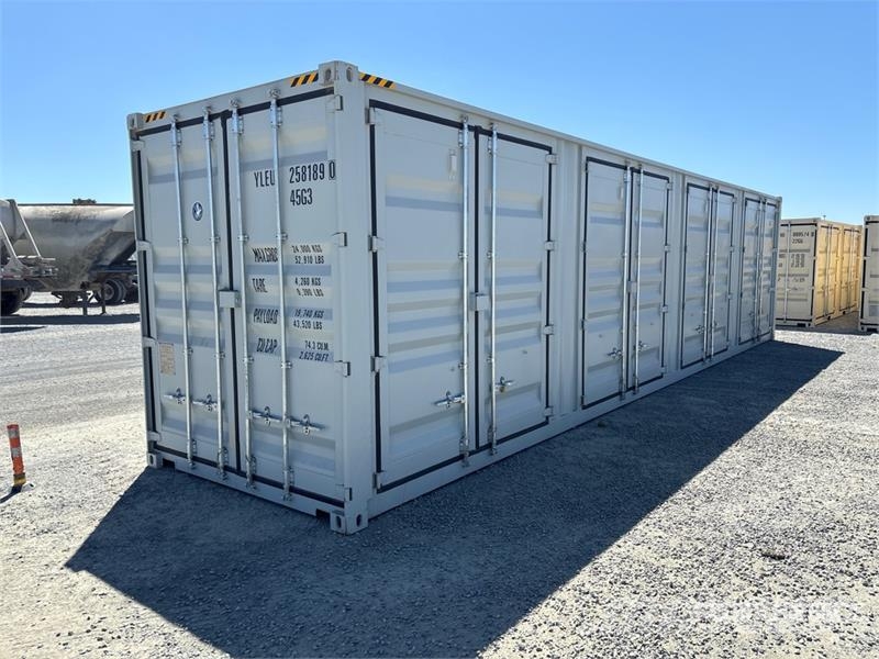  40 ft High Cube Multi-Door Storage Container Varastokontit