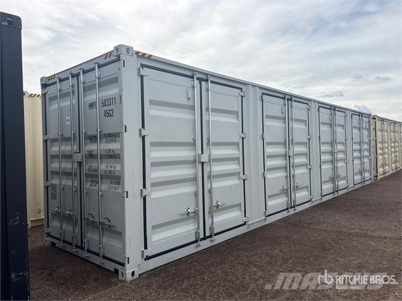 40 ft High Cube Multi-Door Storage Container Uzglabāšanas konteineri