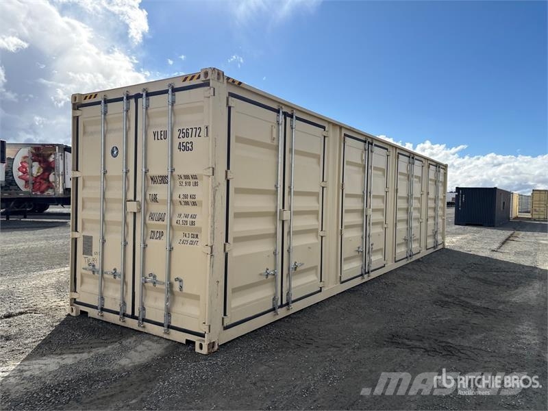 40 ft High Cube Multi-Door Storage Container Uzglabāšanas konteineri