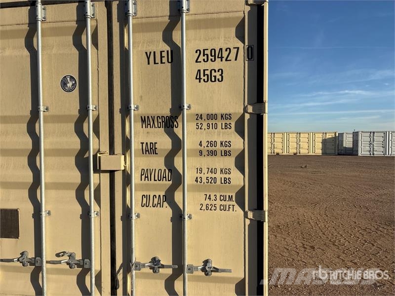 40 ft High Cube Multi-Door Storage Container Kontenery magazynowe