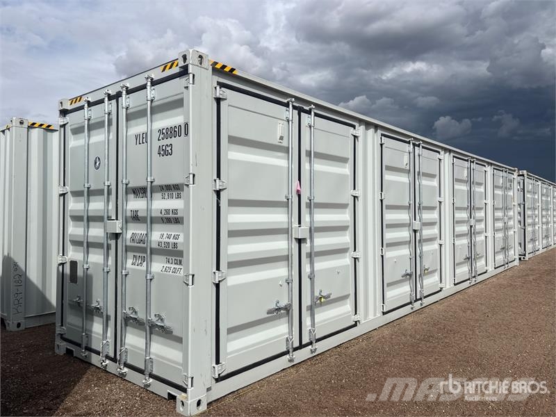 40 ft High Cube Multi-Door Storage Container Uzglabāšanas konteineri