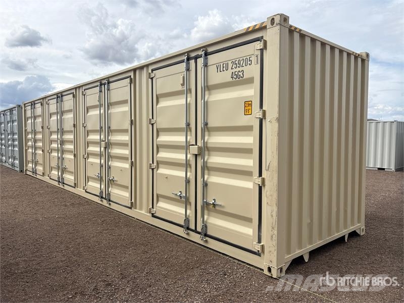 40 ft High Cube Multi-Door Storage Container Uzglabāšanas konteineri