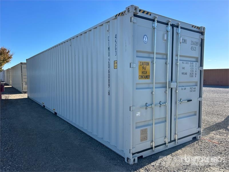 40 ft High Cube Multi-Door Storage Container Uzglabāšanas konteineri