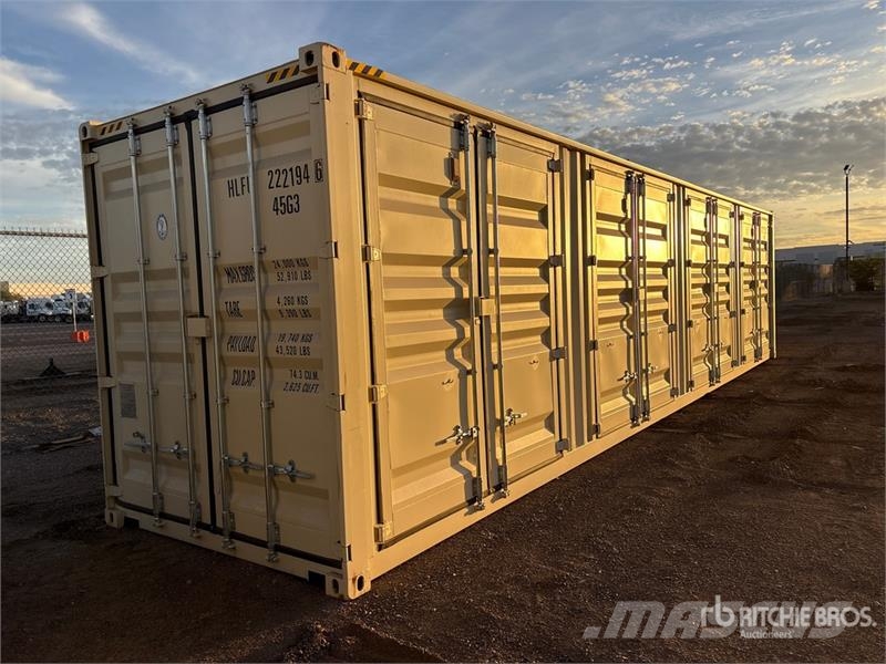  40 ft High Cube Multi-Door Storage Container حاويات تخزين