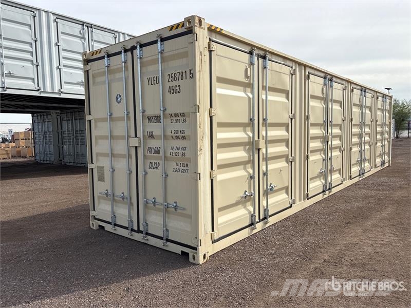 40 ft High Cube Multi-Door Storage Container Contenedores de almacenamiento