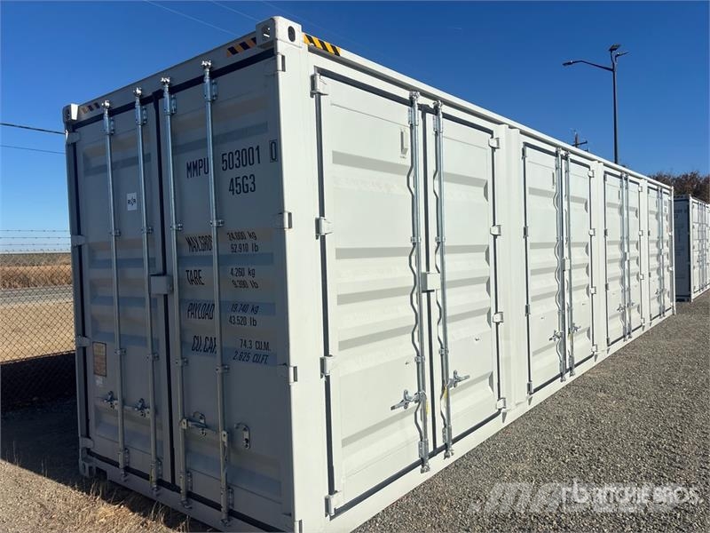 40 ft High Cube Multi-Door Storage Container Uzglabāšanas konteineri