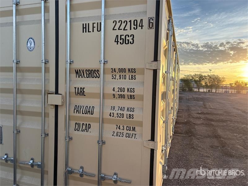  40 ft High Cube Multi-Door Storage Container حاويات تخزين