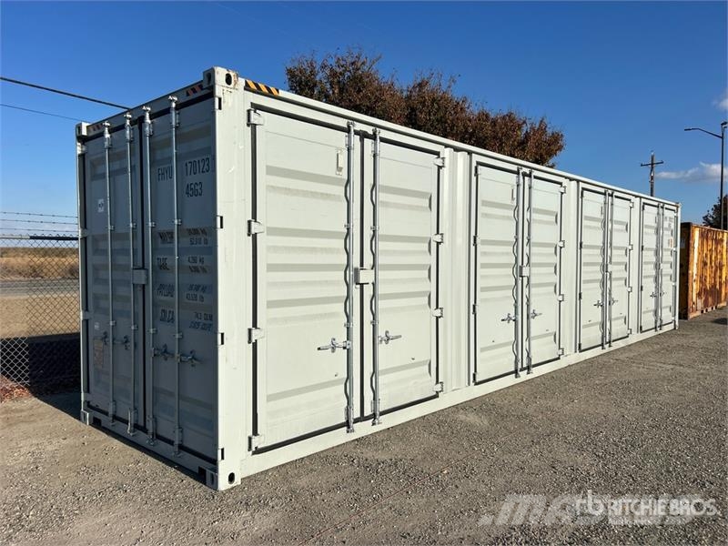 40 ft High Cube Multi-Door Storage Container Uzglabāšanas konteineri