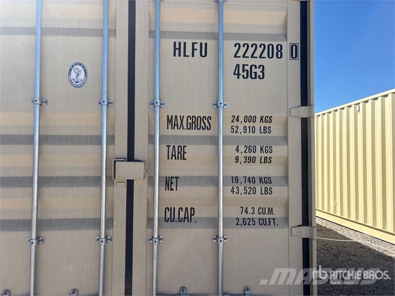  40 ft High Cube Multi-Door Storage Container Uzglabāšanas konteineri