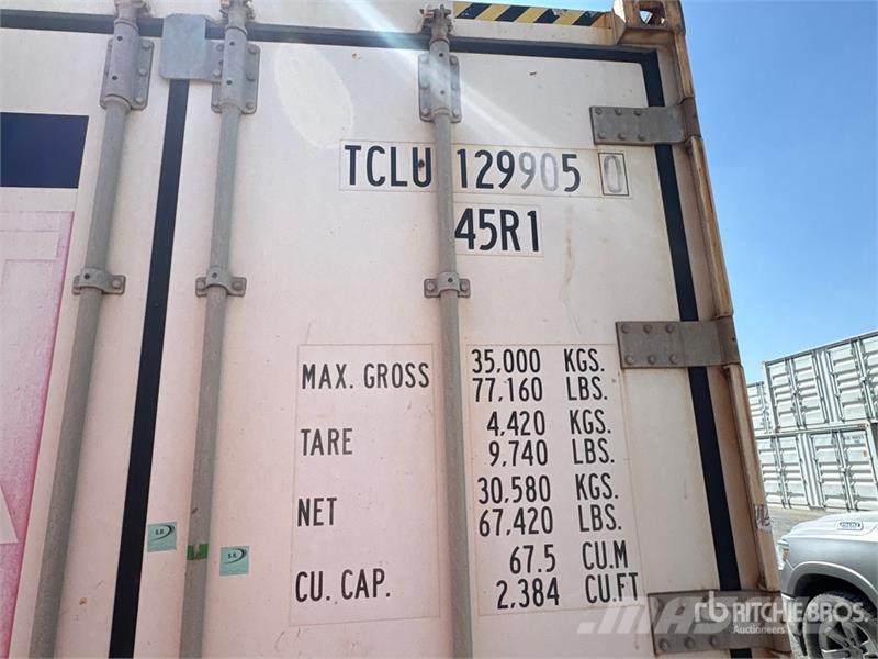 40 ft High Cube Refrigerated Storage Container (In Storage containers