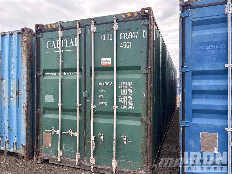40 ft High Cube Storage Container Container αποθήκευσης