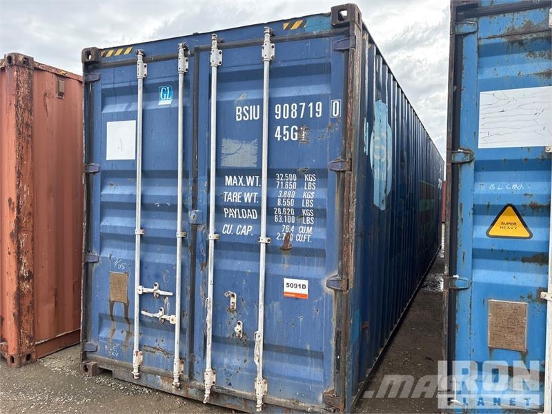 40 ft High Cube Storage Container Container αποθήκευσης