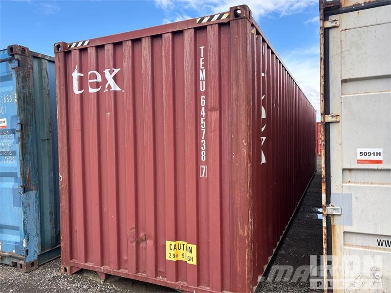 40 ft High Cube Storage Container Container αποθήκευσης