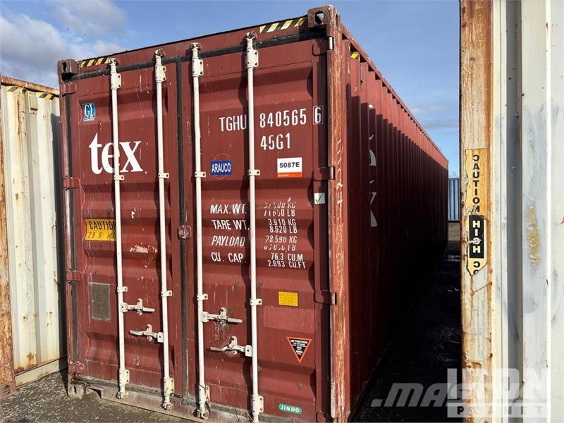 40 ft High Cube Storage Container 보관 컨테이너