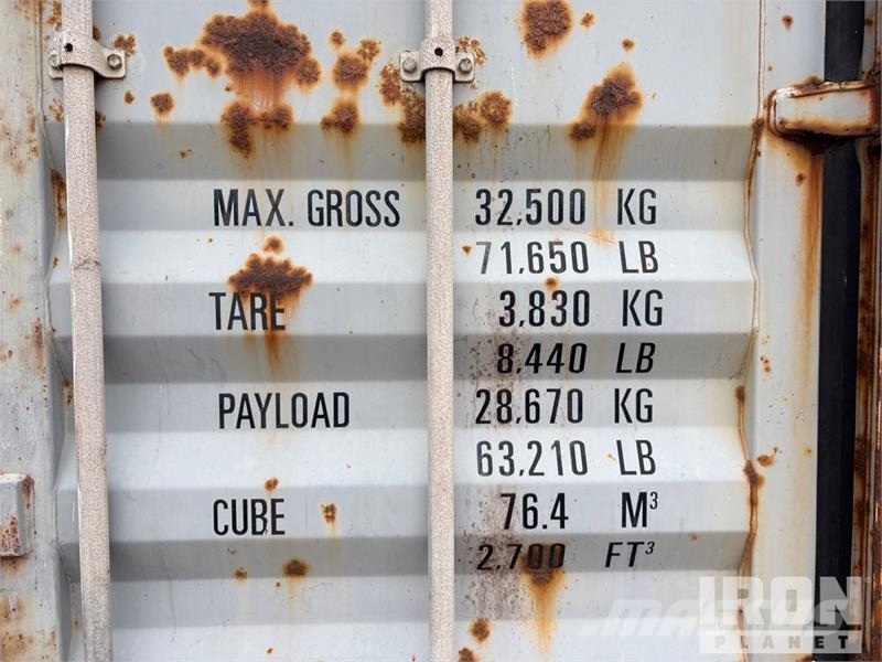 40 ft High Cube Storage Container Kontejnerji za skladiščenje