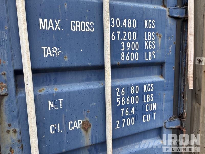 40 ft High Cube Storage Container Lagerbehälter
