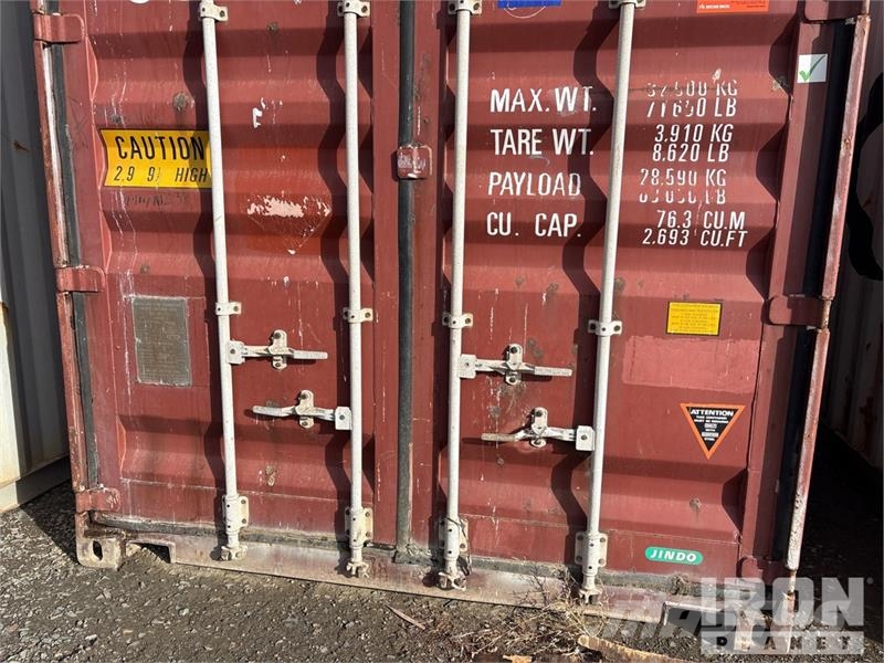 40 ft High Cube Storage Container 보관 컨테이너
