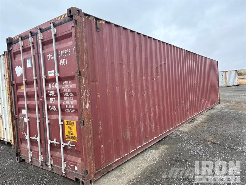 40 ft High Cube Storage Container Kontejnerji za skladiščenje