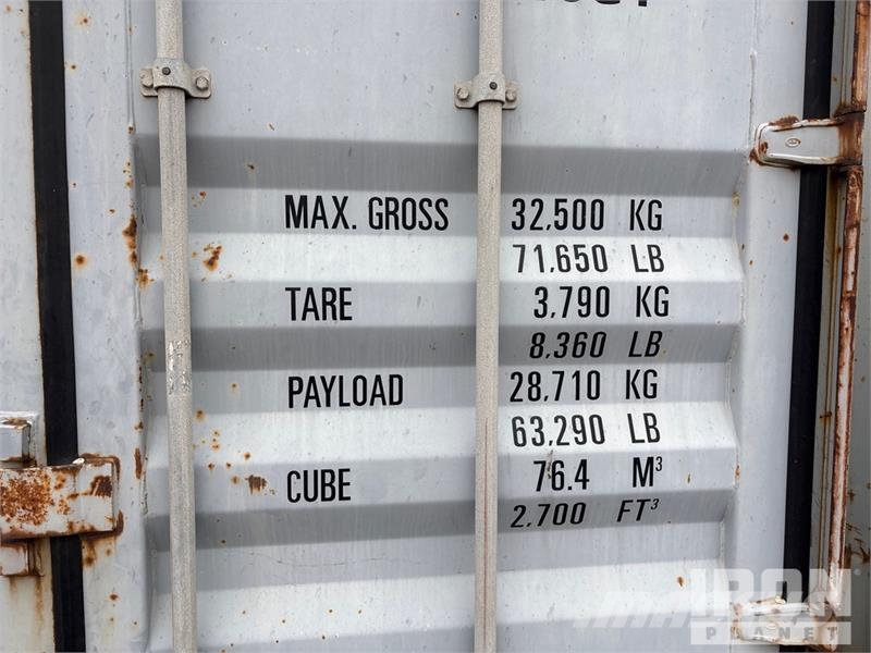 40 ft High Cube Storage Container Kontejnerji za skladiščenje