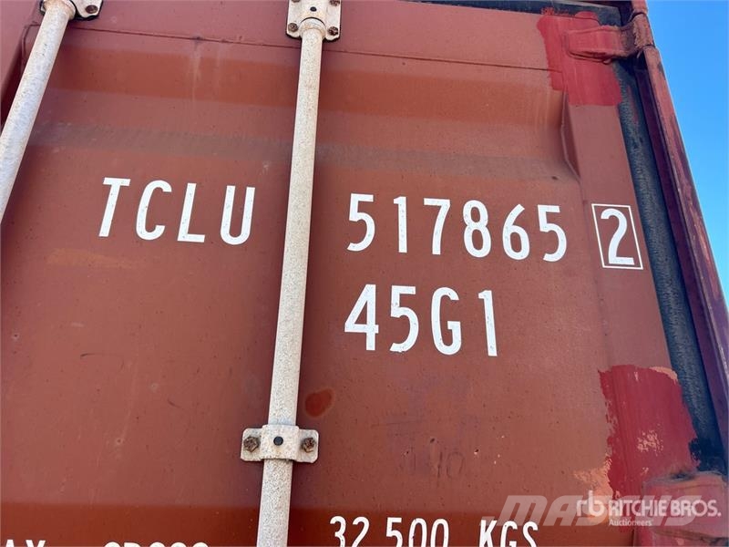  40 ft High Cube Storage Container Uzglabāšanas konteineri