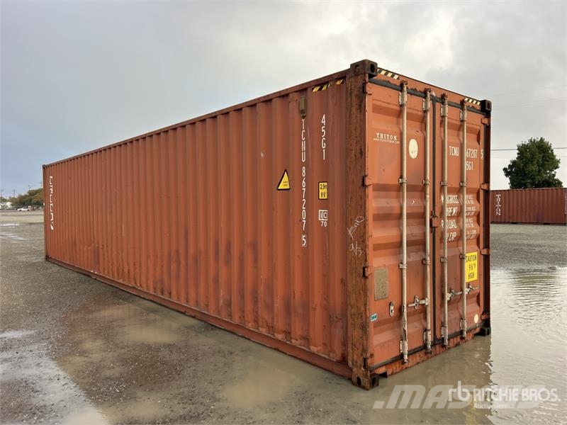 40 ft High Cube Storage Container Uzglabāšanas konteineri