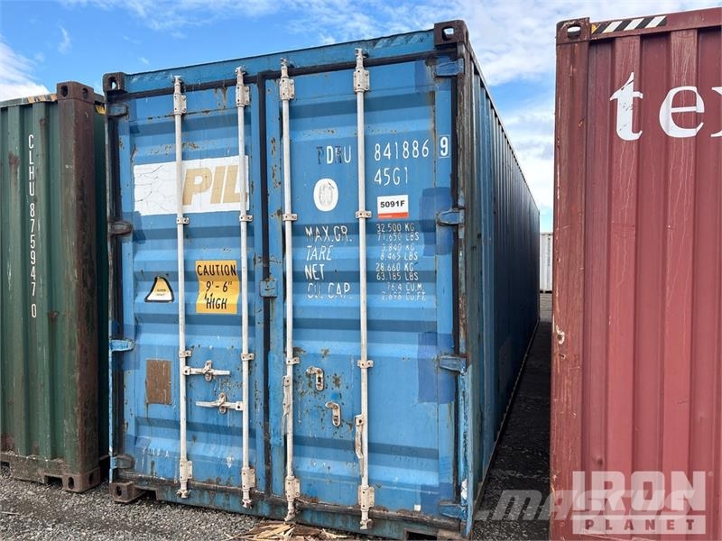 40 ft High Cube Storage Container Container αποθήκευσης