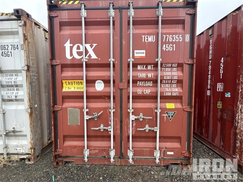 40 ft High Cube Storage Container Lagerbehälter