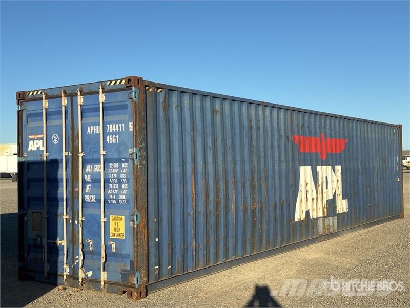 40 ft High Cube Storage Container 보관 컨테이너