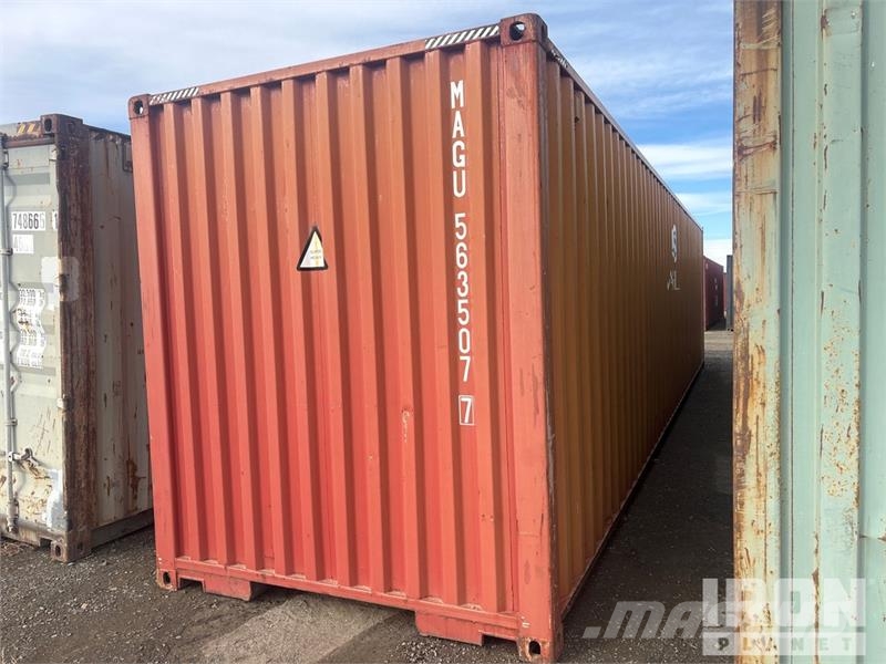  40 ft High Cube Storage Container Uzglabāšanas konteineri
