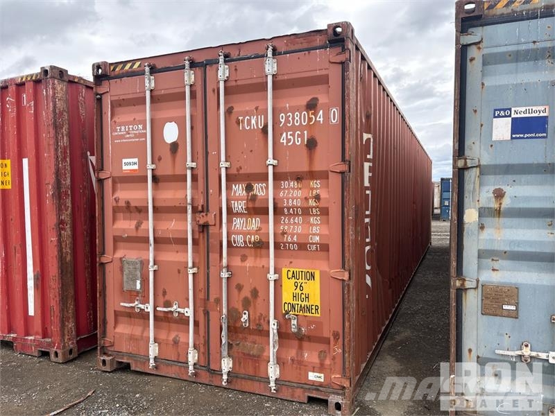 40 ft High Cube Storage Container Container αποθήκευσης