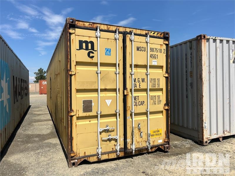 40 ft High Cube Storage Container Raktárkonténerek