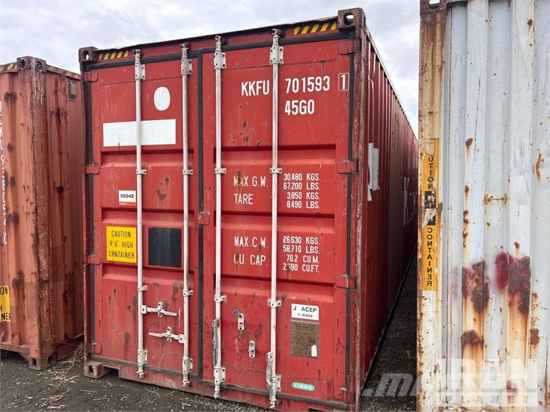 40 ft High Cube Storage Container Container αποθήκευσης