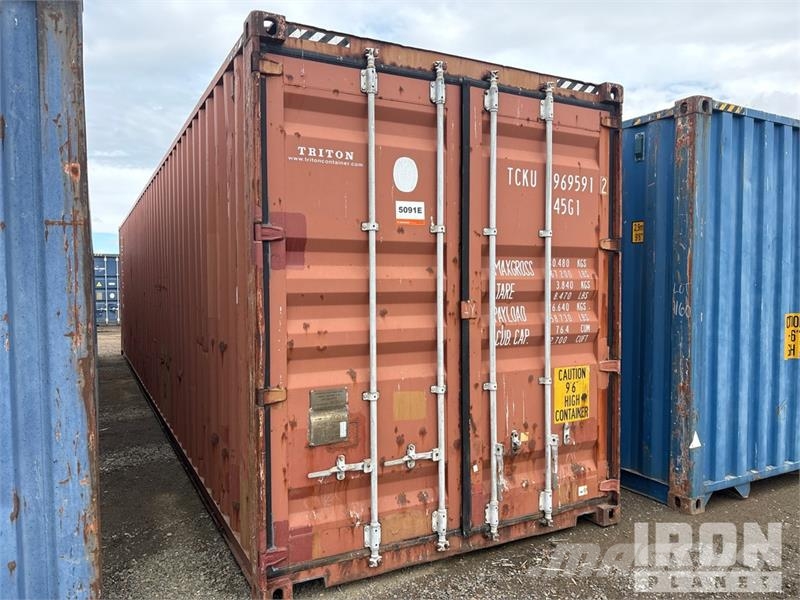 40 ft High Cube Storage Container Container αποθήκευσης