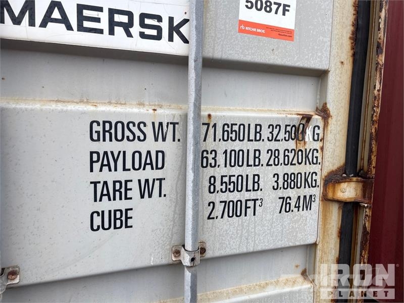 40 ft High Cube Storage Container Kontejnerji za skladiščenje