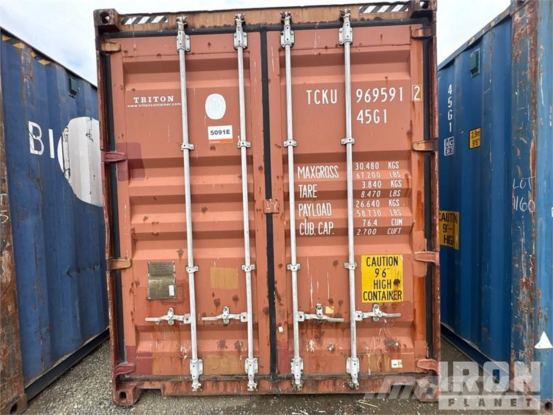 40 ft High Cube Storage Container Container αποθήκευσης