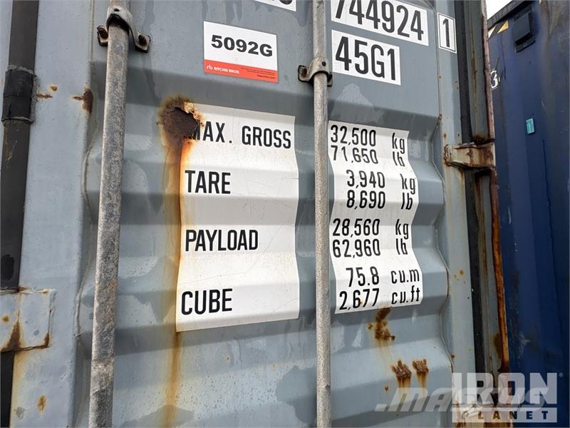 40 ft High Cube Storage Container Lagerbehälter
