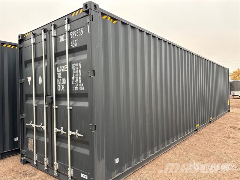  40 ft High Cube Storage Container Uzglabāšanas konteineri