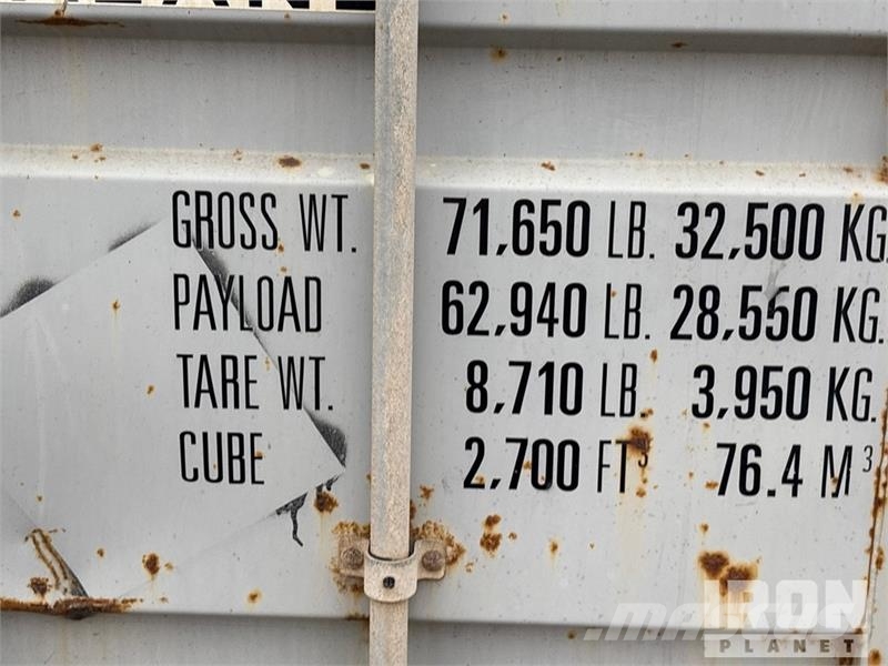 40 ft High Cube Storage Container Kontejnerji za skladiščenje